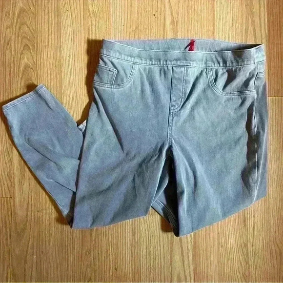Gray Spanx jeggings XL - Picture 1 of 9